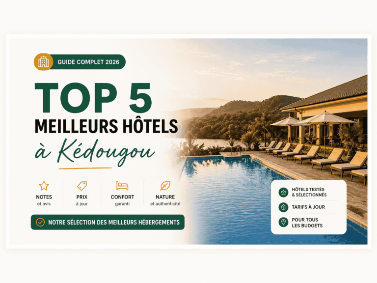 Top 5 meilleurs hôtels à Kédougou en 2026 - Guide complet