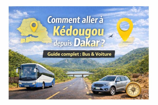 Comment aller à Kédougou depuis Dakar : guide complet (bus, voiture, distance, durée)
