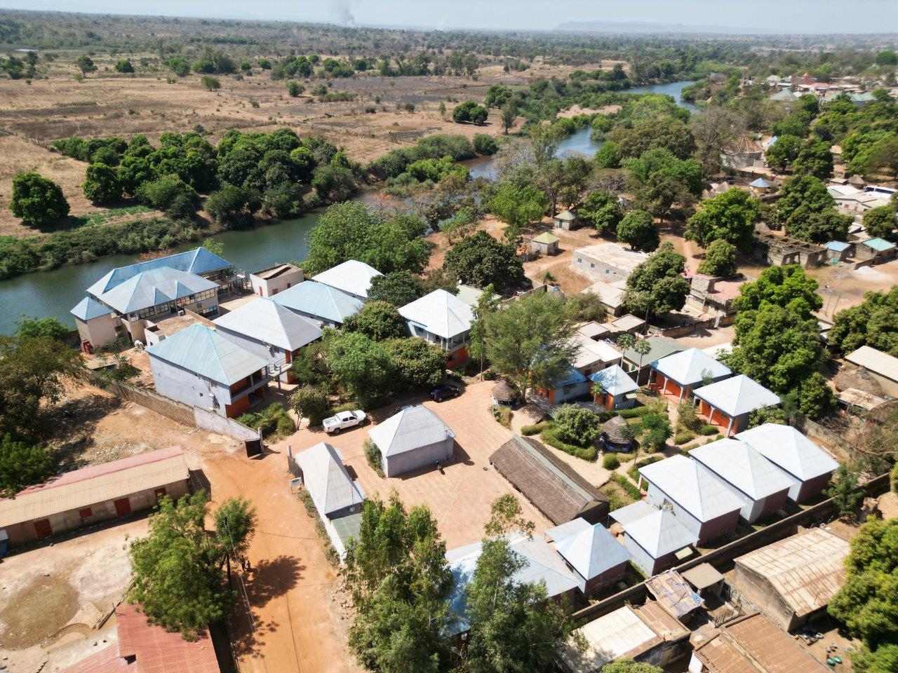 Hôtel Wassa Makhono vue fleuve
